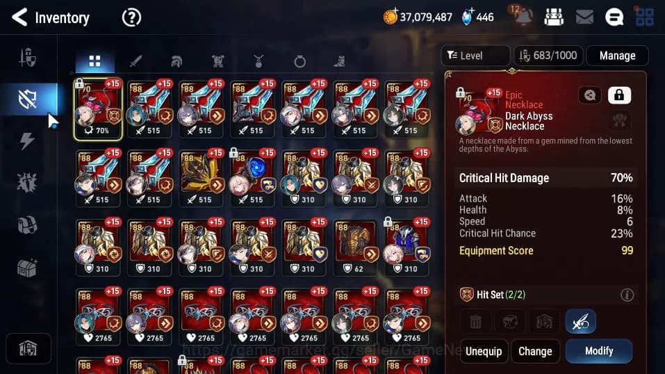 Epic Seven Accounts ASIA UNVERIF|New Era|9 ML(Salome,LOT Scales,RO Lig image 9