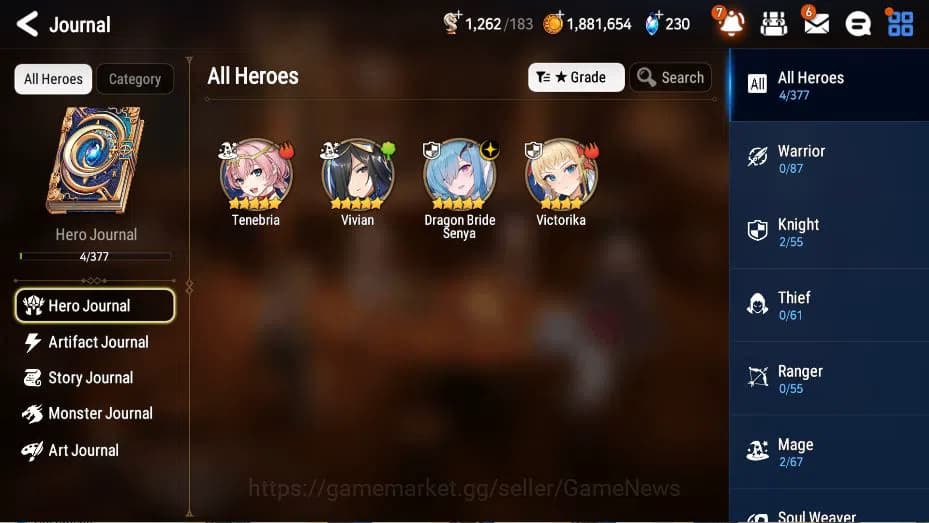 Epic Seven Accounts GLOBAL Unverif|New Era|ML (Dragon Bride Senya)+ Te image 3