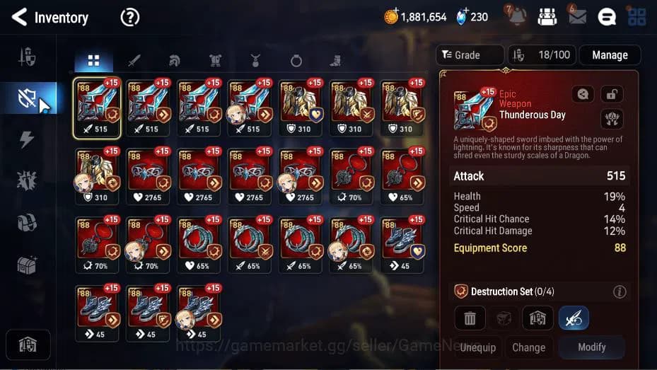 Epic Seven Accounts GLOBAL Unverif|New Era|ML (Dragon Bride Senya)+ Te image 9