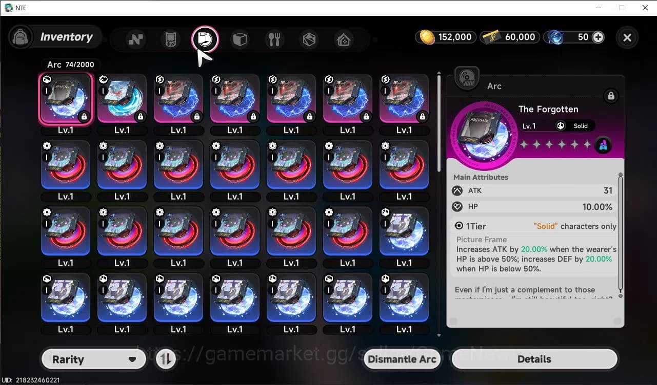 Neverness to Everness Accounts GLOBAL NA |HL 3| 1 SSR Meta Nanally | 4 SR [Haniel image 6