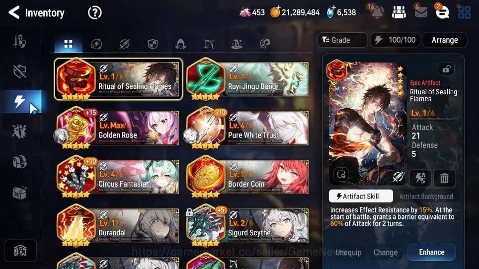Epic Seven Accounts GLOBAL Unverif|New Era|9 ML[Salome,LOTScales,Har s image 15
