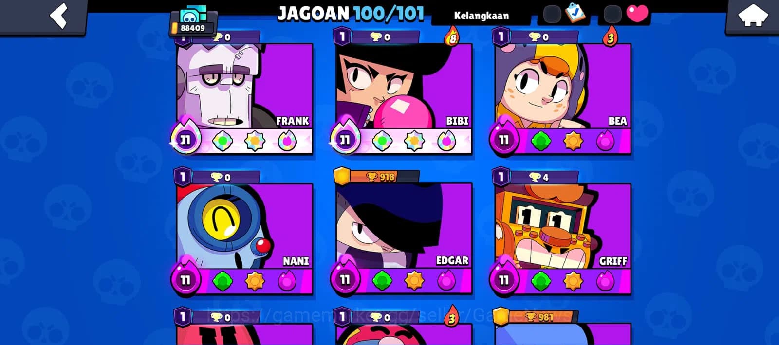 Brawl Stars Accounts 88409 Trophy|3k Bling|100 Brawler ALL Max | 8 Hype image 7