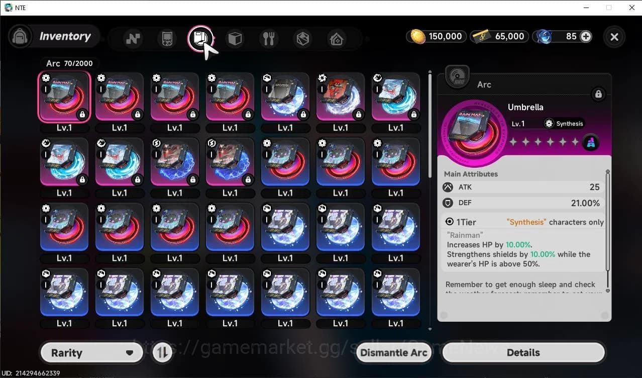 Neverness to Everness Accounts GLOBAL EU |HL 3| 1 SSR Limited Meta Nanally |4 SR image 6