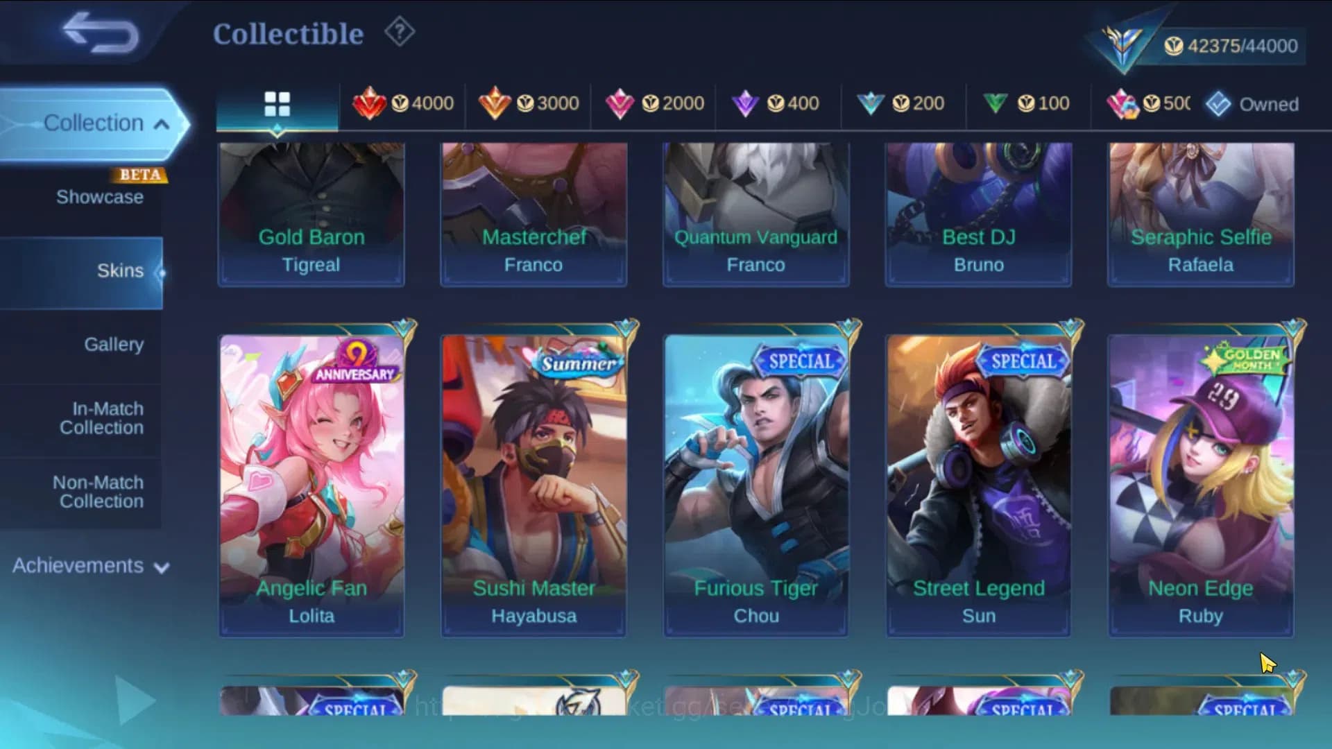 Mobile Legends: Bang Bang Accounts Global|Hero 129|Skin 209|Expert|CC Natalia|DT Lanc image 1