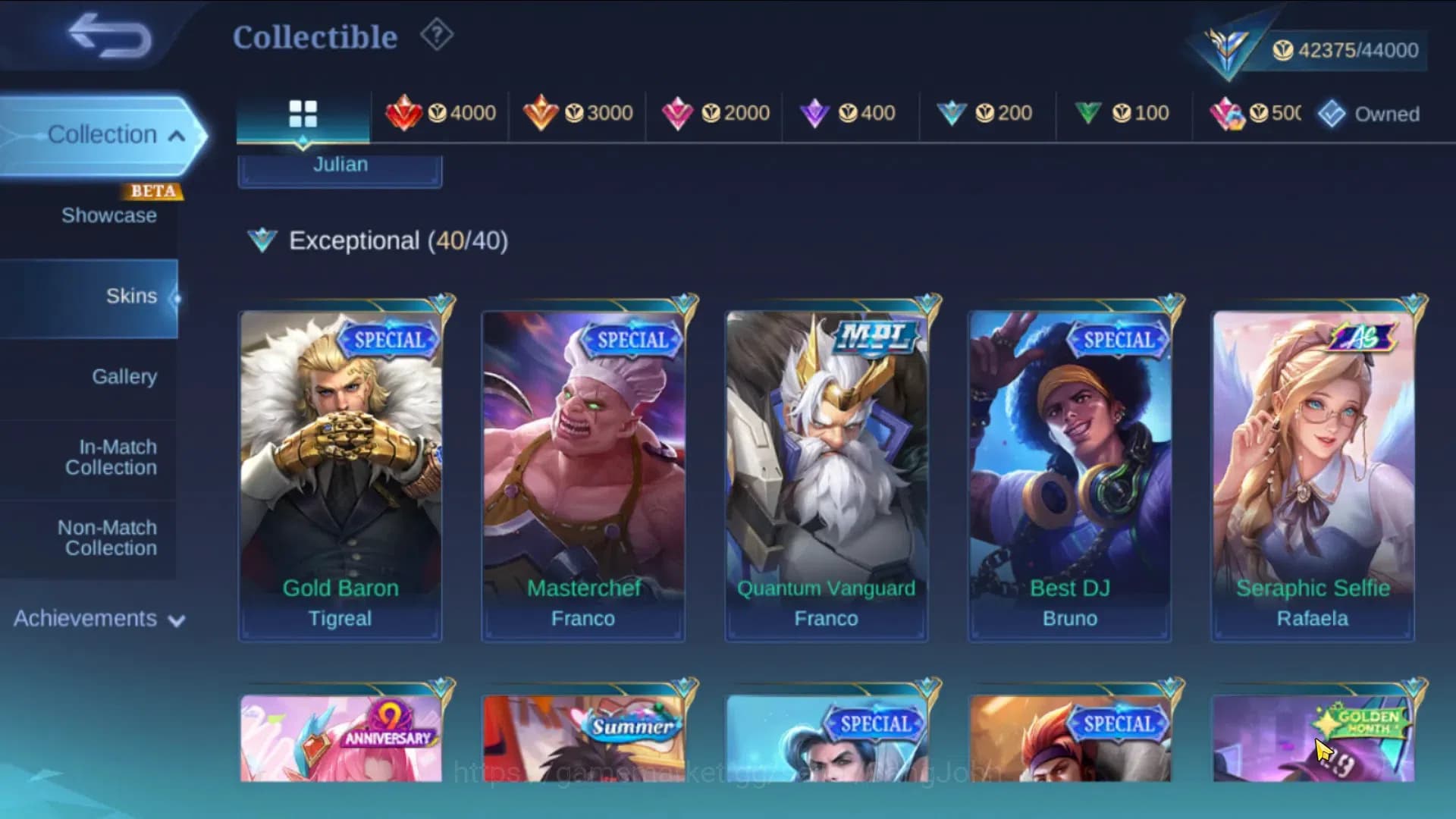 Mobile Legends: Bang Bang Accounts Global|Hero 129|Skin 209|Expert|CC Natalia|DT Lanc image 2