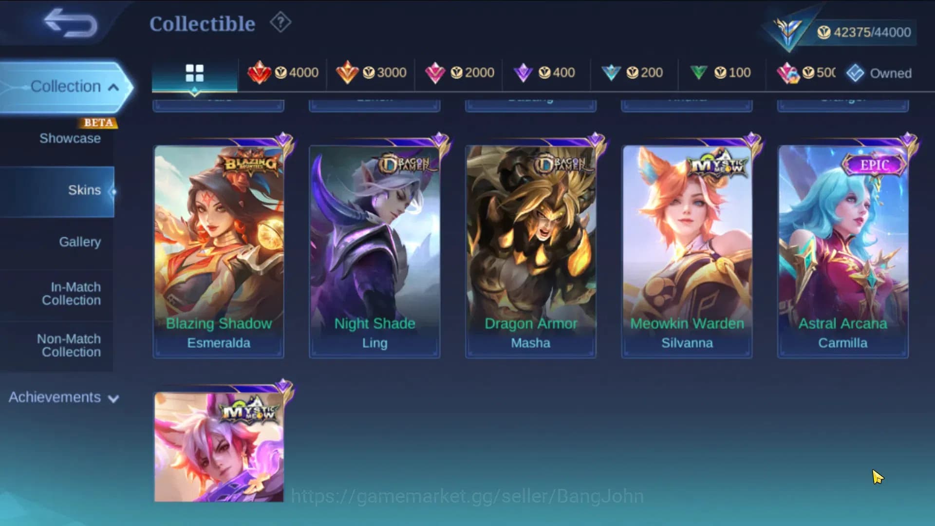 Mobile Legends: Bang Bang Accounts Global|Hero 129|Skin 209|Expert|CC Natalia|DT Lanc image 4