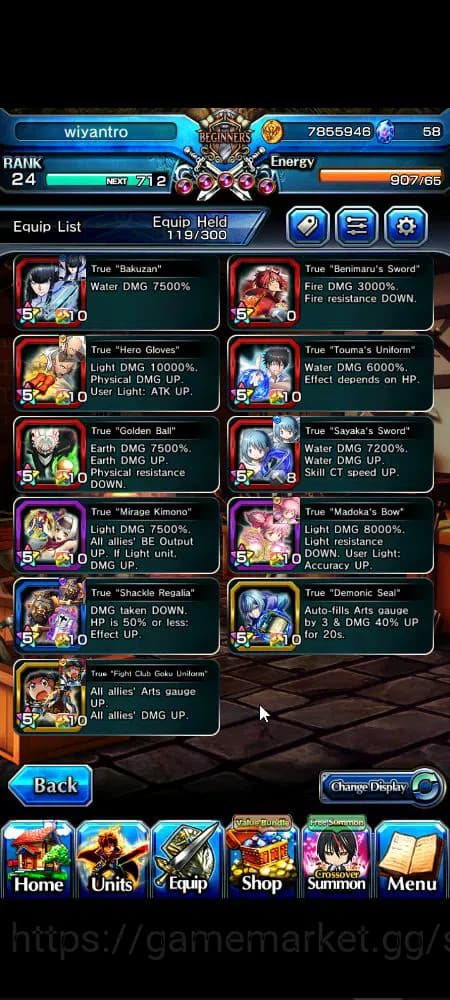 Grand Summoners Accounts Global|Rank 24|14 Ascend+7 TW|[Saitama,Sayaka,Mado image 17