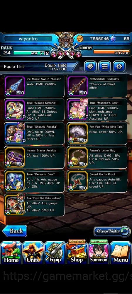 Grand Summoners Accounts Global|Rank 24|14 Ascend+7 TW|[Saitama,Sayaka,Mado image 2