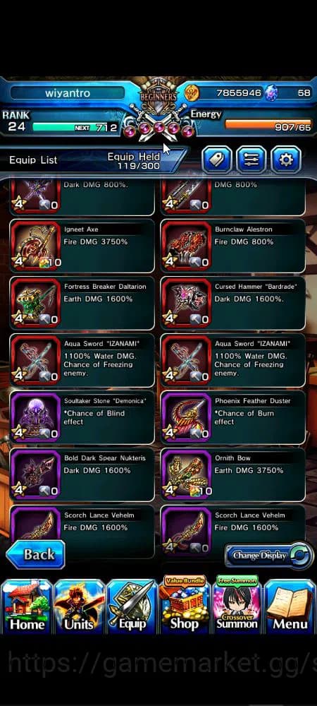 Grand Summoners Accounts Global|Rank 24|14 Ascend+7 TW|[Saitama,Sayaka,Mado image 6