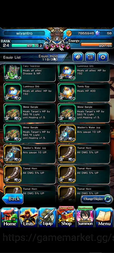 Grand Summoners Accounts Global|Rank 24|14 Ascend+7 TW|[Saitama,Sayaka,Mado image 9