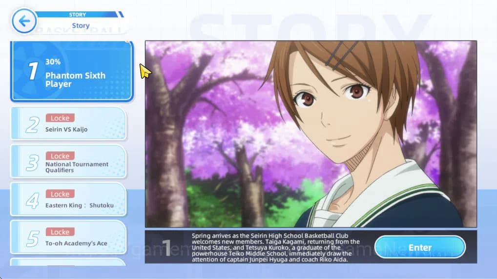 Kuroko's Basketball Street Rivals Accounts SEA SV012|Fresh Starter Lv 3 Limit Zone Taiga Kaga image 5