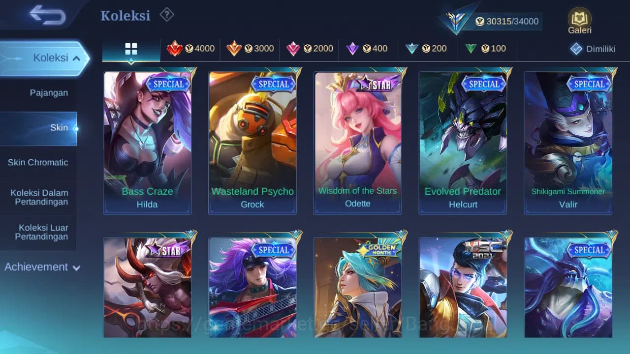 Mobile Legends: Bang Bang Accounts GLOBAL Hero 96 Skin 150 | Lunar Sun | CC Nata | Ep image 10