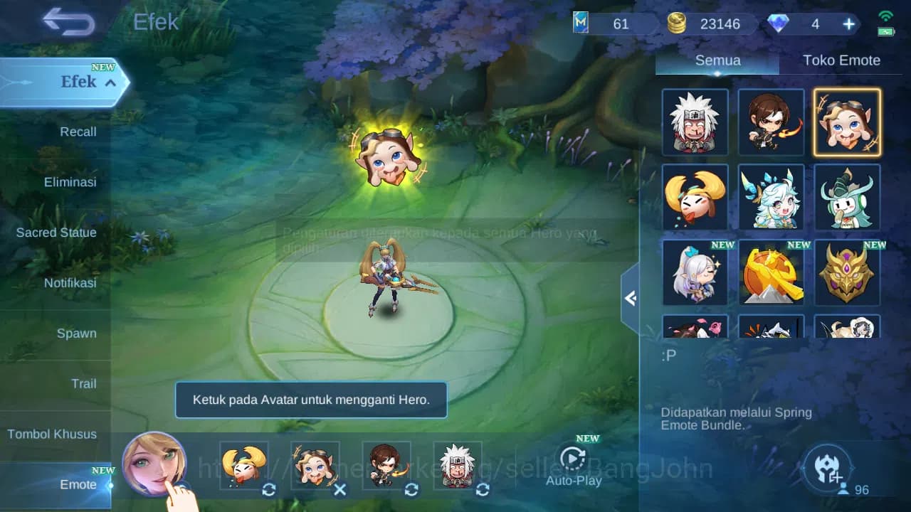 Mobile Legends: Bang Bang Accounts GLOBAL Hero 96 Skin 150 | Lunar Sun | CC Nata | Ep image 5