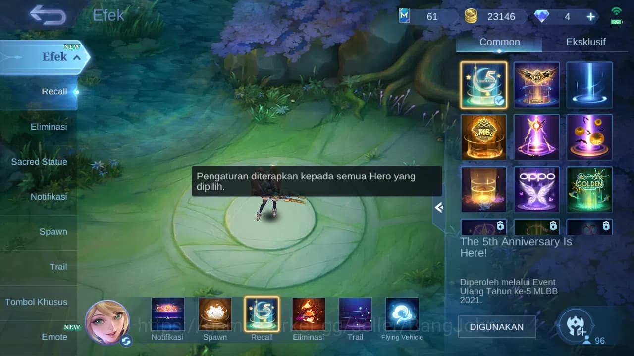 Mobile Legends: Bang Bang Accounts GLOBAL Hero 96 Skin 150 | Lunar Sun | CC Nata | Ep image 6