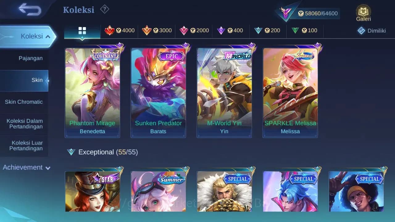 Mobile Legends: Bang Bang Accounts GLOBAL Hero 104 Skin 218 | Prime Claude Beatrix | image 10