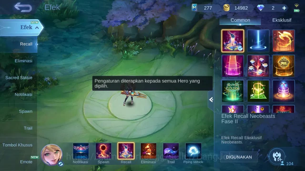 Mobile Legends: Bang Bang Accounts GLOBAL Hero 104 Skin 218 | Prime Claude Beatrix | image 13