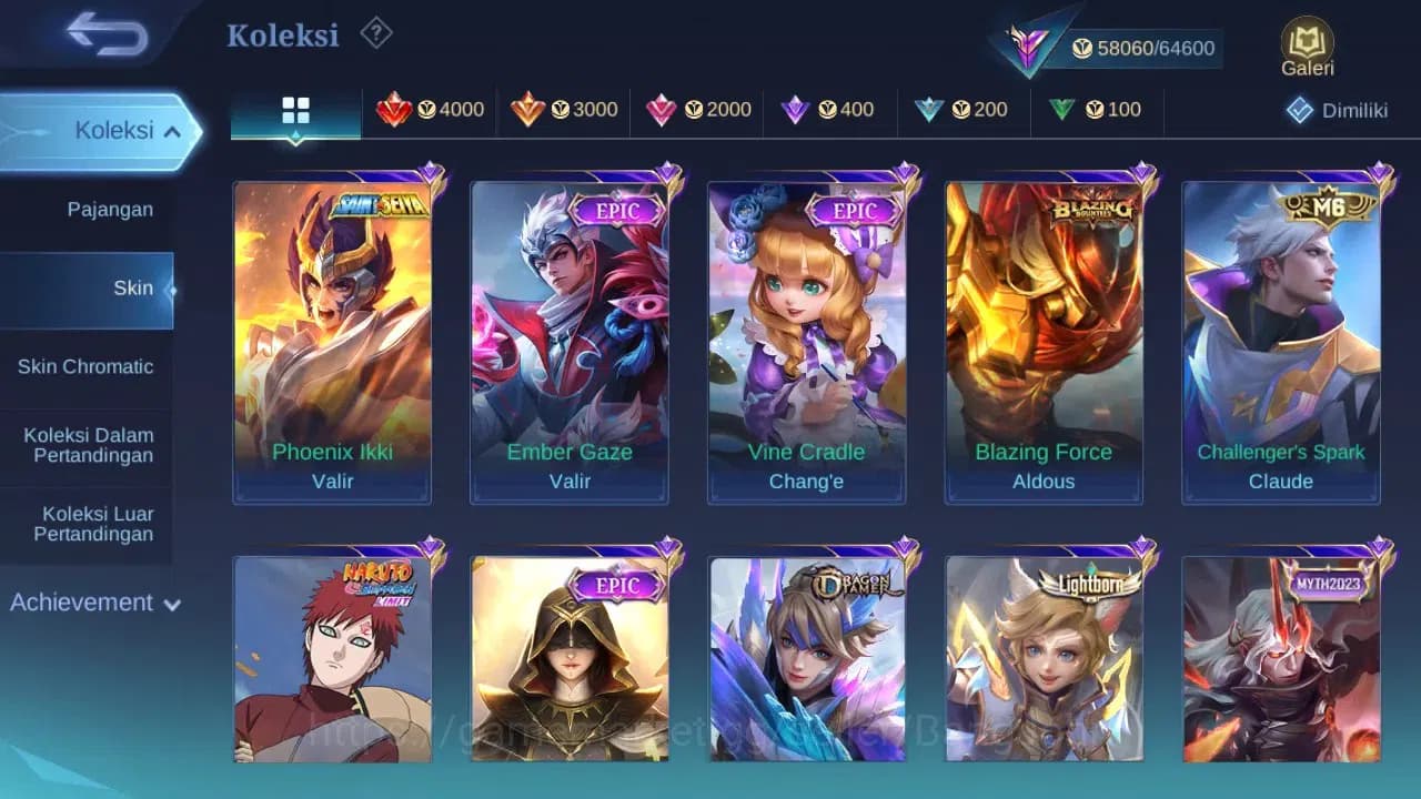 Mobile Legends: Bang Bang Accounts GLOBAL Hero 104 Skin 218 | Prime Claude Beatrix | image 7