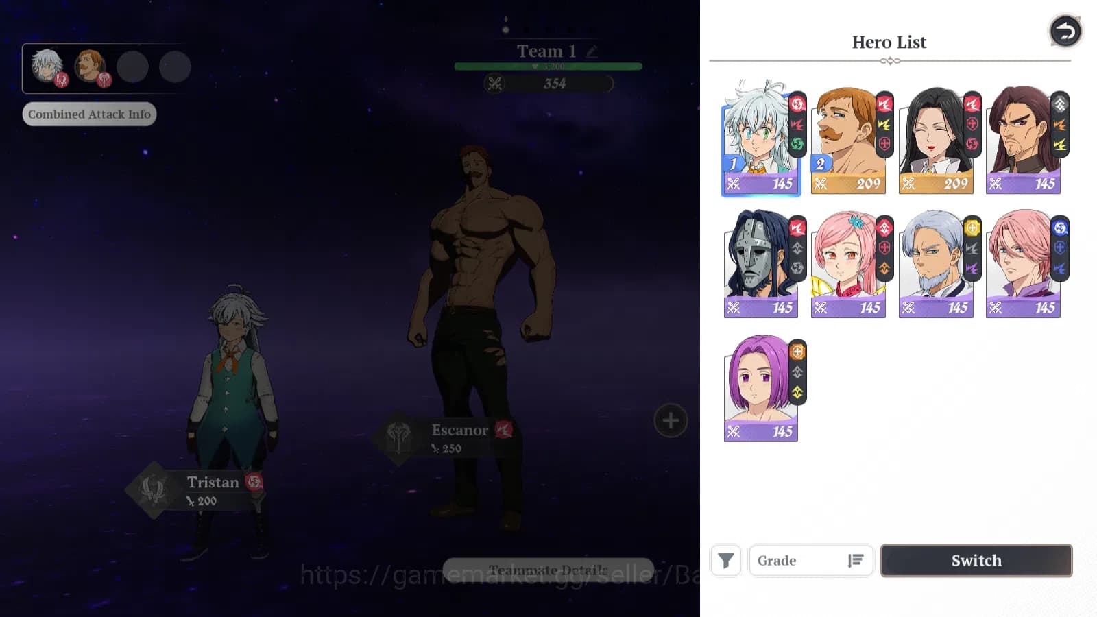 The Seven Deadly Sins: Origin Accounts EUROPE|Fresh Starter|Lvl 2|2SSR|Escanor,Guila+2 SS image 10