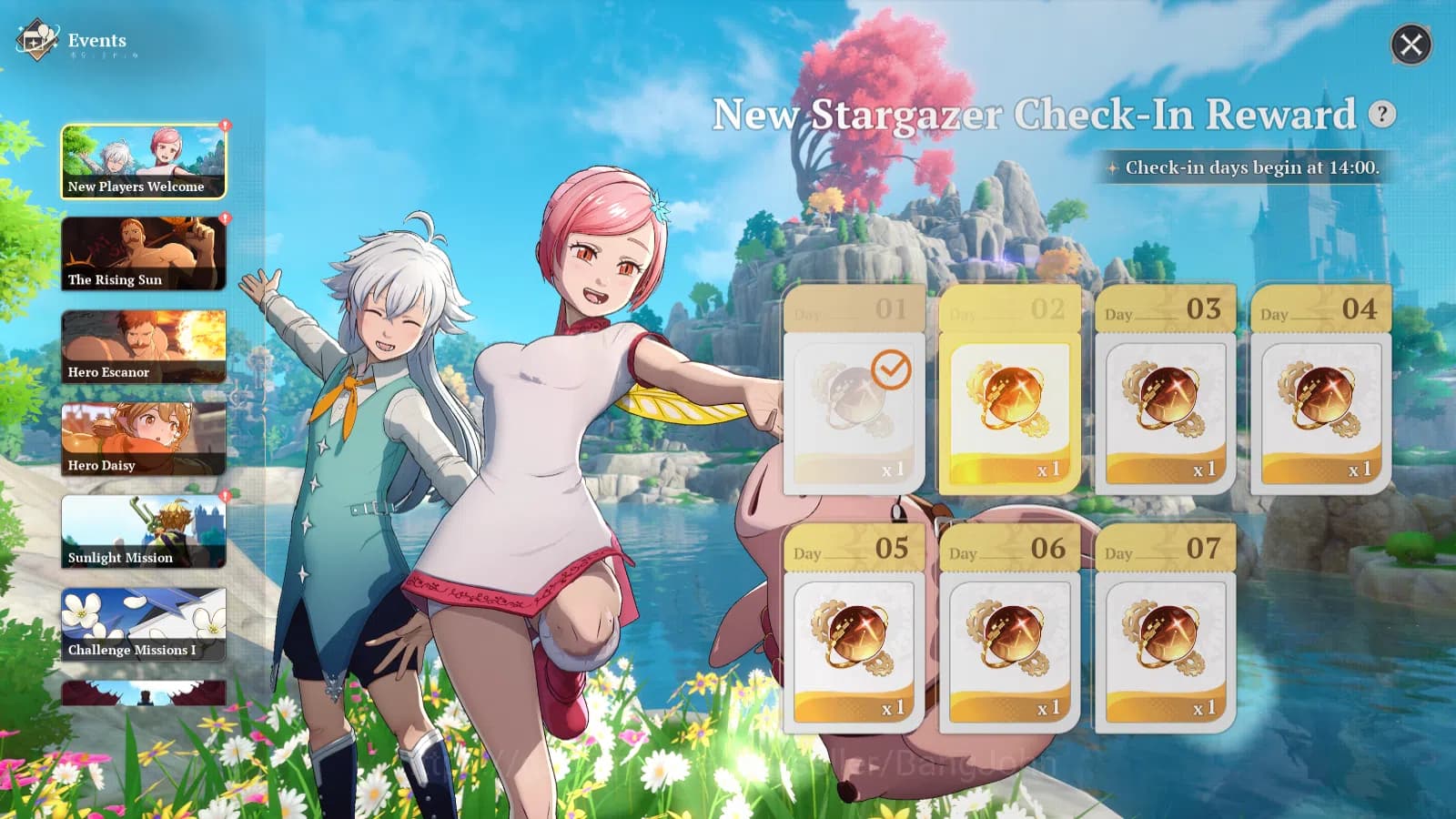 The Seven Deadly Sins: Origin Accounts EUROPE|Fresh Starter|Lvl 2|2SSR|Escanor,Guila+2 SS image 2