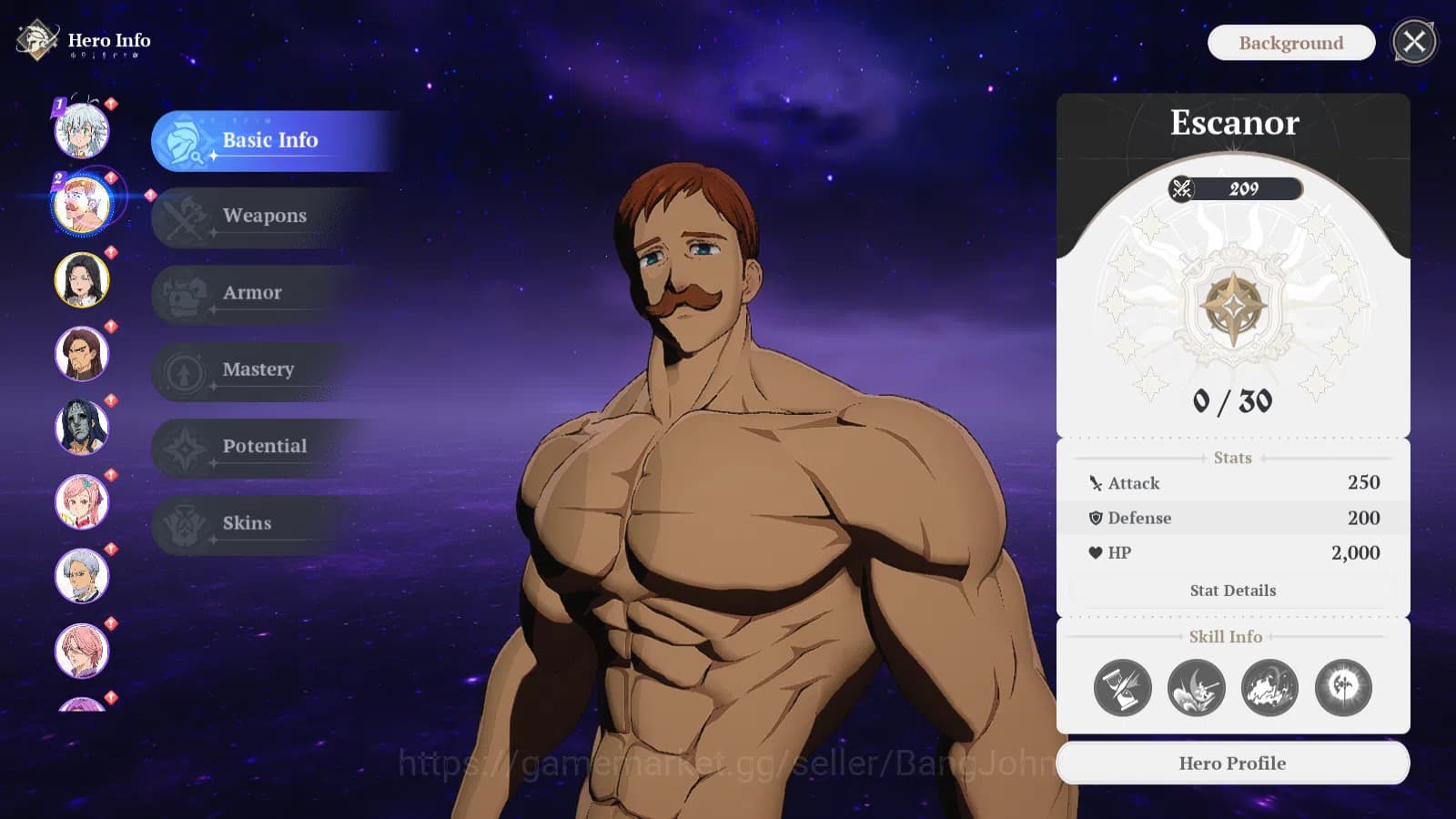 The Seven Deadly Sins: Origin Accounts EUROPE|Fresh Starter|Lvl 2|2SSR|Escanor,Guila+2 SS image 9