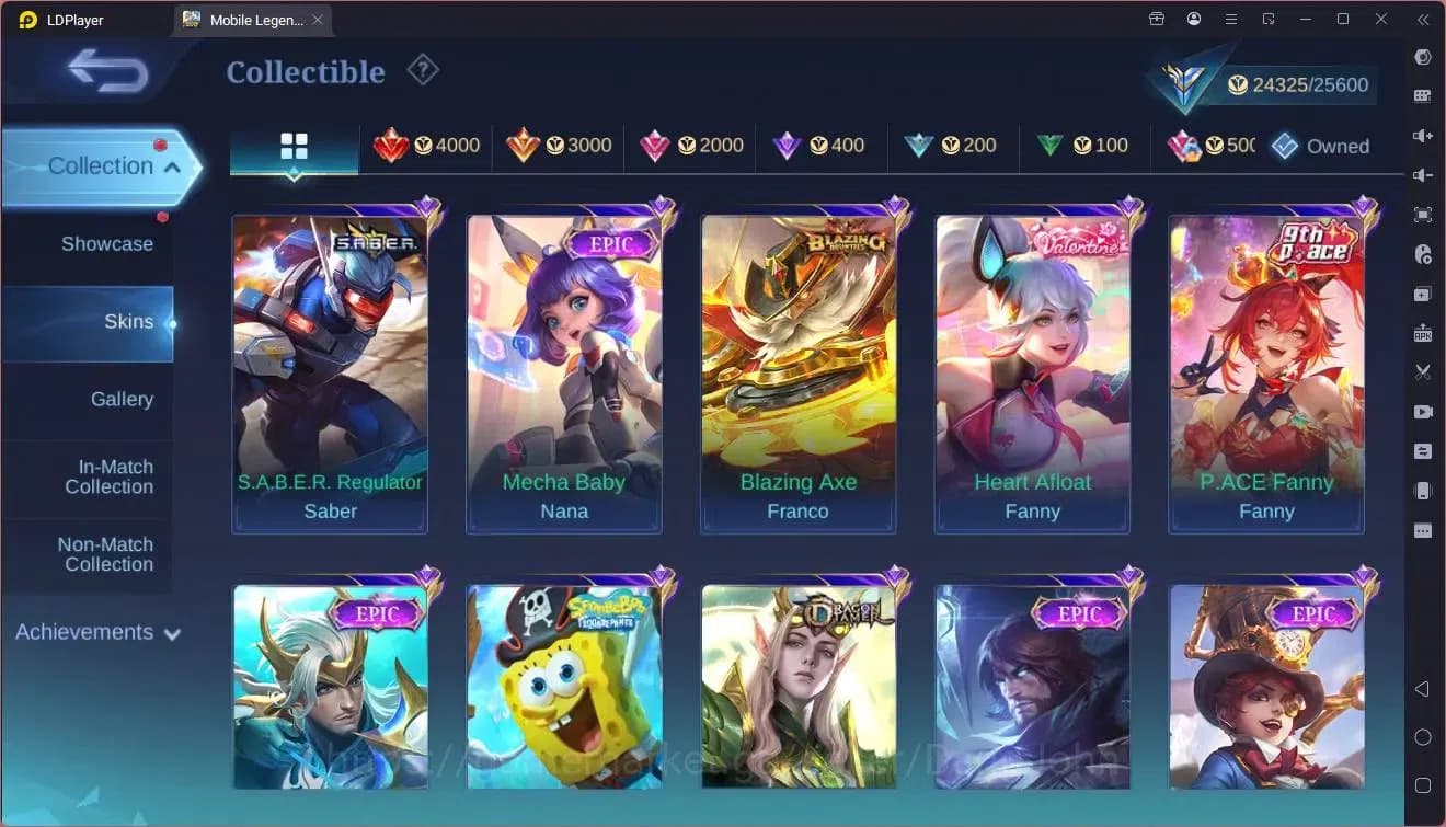 Mobile Legends: Bang Bang Accounts GLOBAL Hero 63 Skin 97|PRIME Granger|Valentine Fan image 9