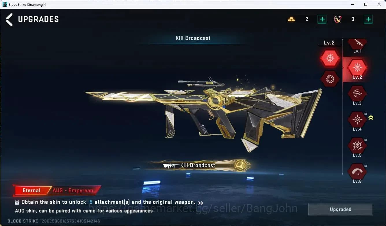 Blood Strike Accounts ASIA|EVO,MP5(LVL3),AK47(LVLMAX),GALIL(LVL3)|MELE,S image 19