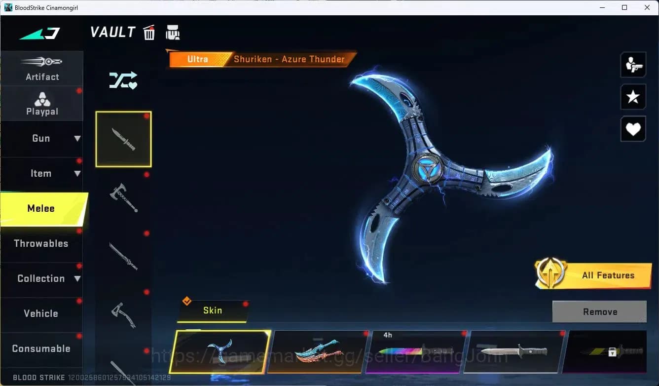Blood Strike Accounts ASIA|EVO,MP5(LVL3),AK47(LVLMAX),GALIL(LVL3)|MELE,S image 3