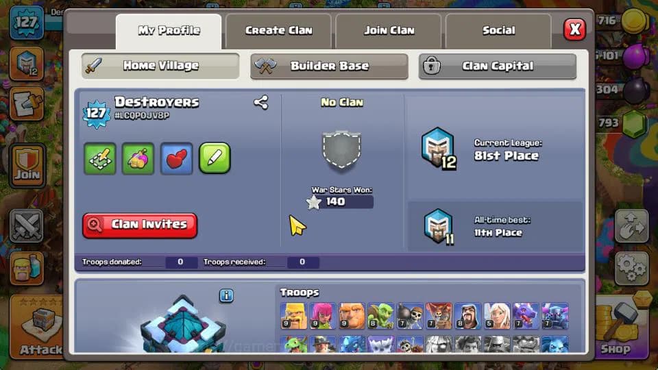 Clash of Clans Accounts TH 13-BH 6|LV 127|Limited Skin|HH 7|BK 58,AQ 64,GW image 14
