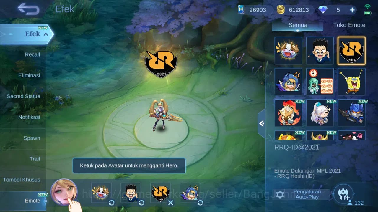 Mobile Legends: Bang Bang Accounts GLOBAL Hero 132 Skin 282 | Prime Granger | KOF kar image 12