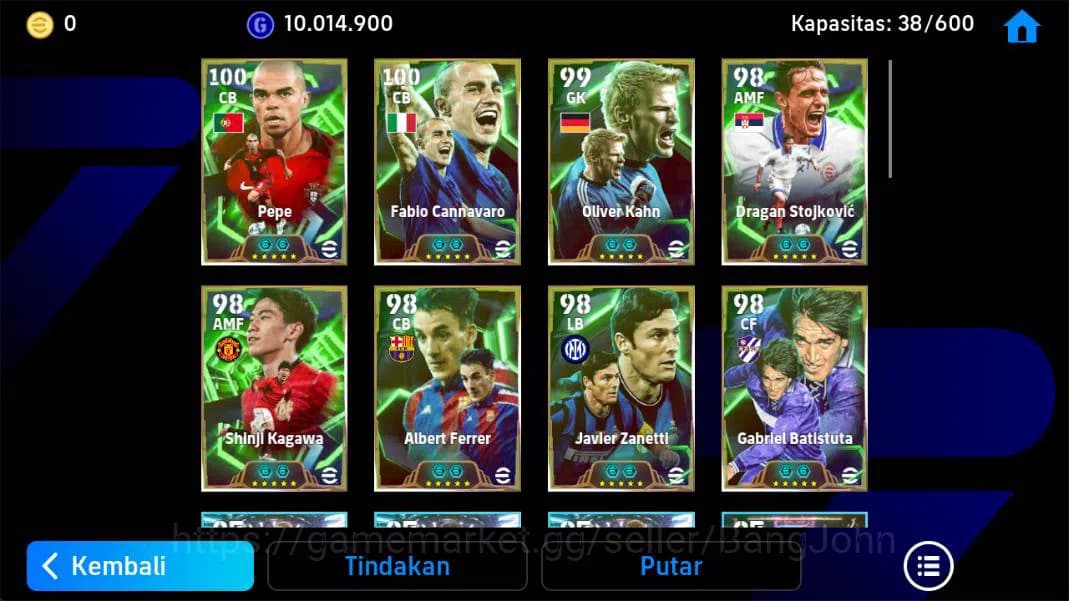 eFootball Accounts Android|PW 3217|pepe epic,D stojkovic epic,S Kagaw image 6
