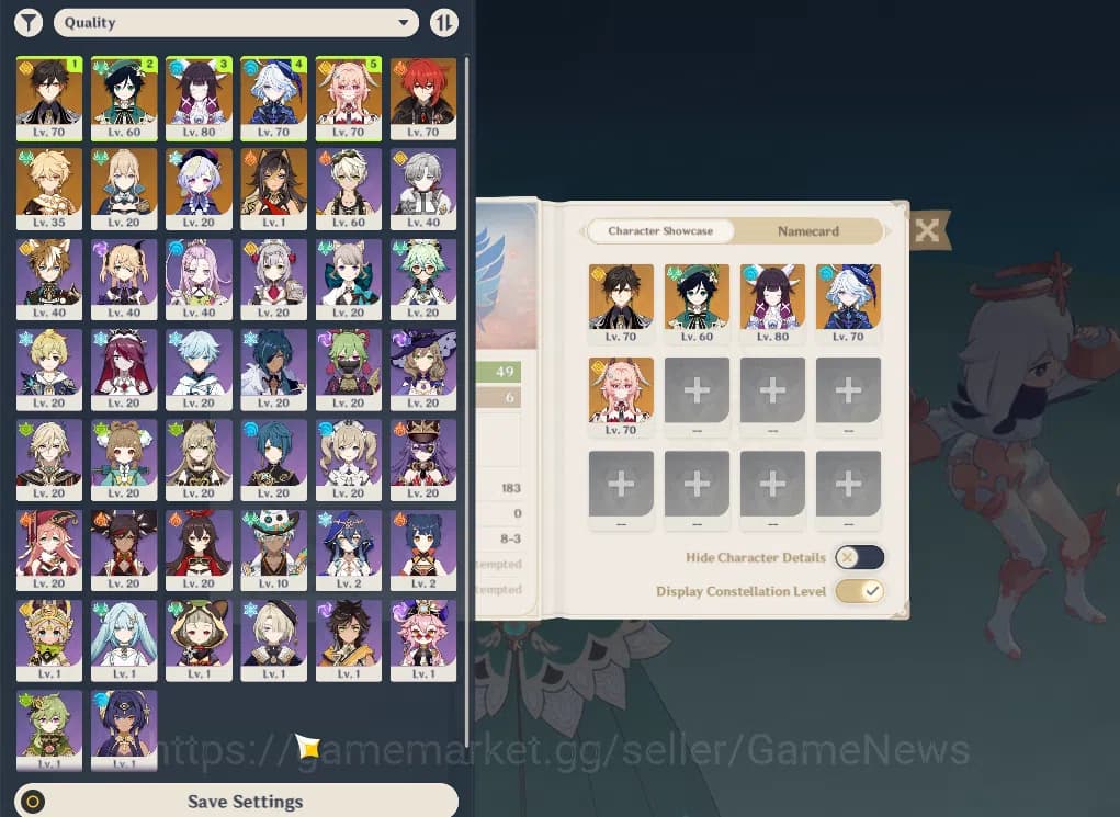 Genshin Impact Accounts ASIA|AR 49|5 Limited+1(*5Weapon)|Columbina,Linnea, image 1