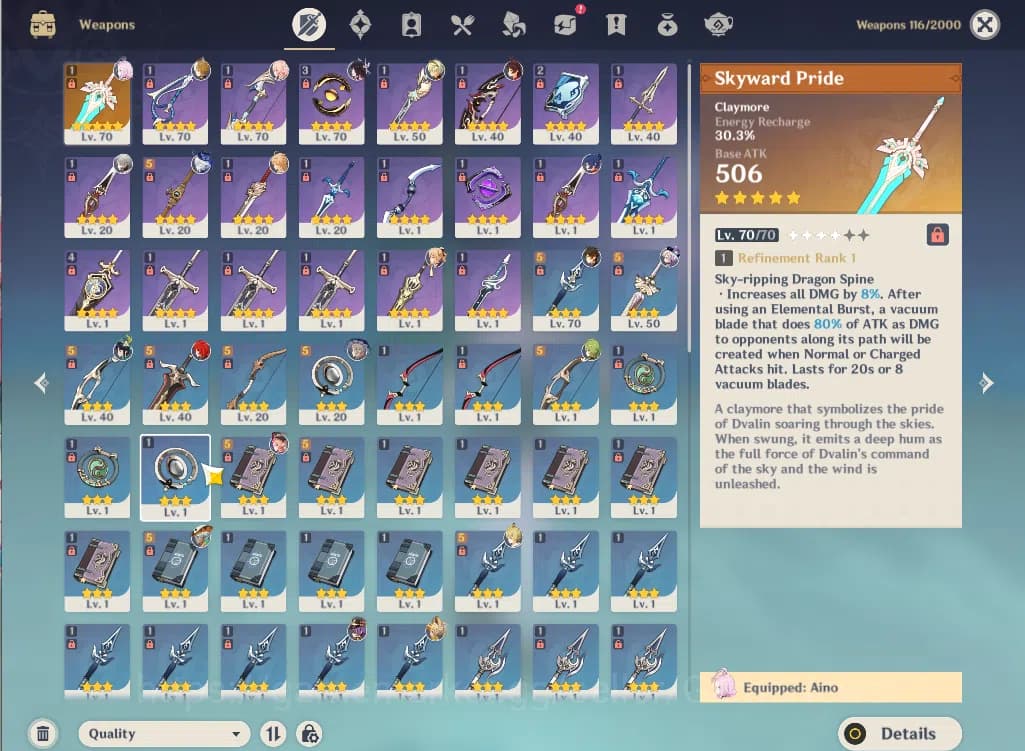 Genshin Impact Accounts ASIA|AR 49|5 Limited+1(*5Weapon)|Columbina,Linnea, image 4