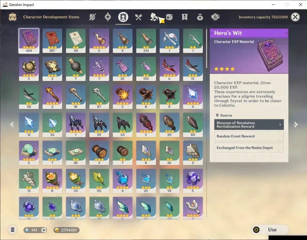 Genshin Impact Accounts ASIA |AR 56|5 Limit+6(*5WeP)|(Skirk,Raiden)+Sign,M image 7