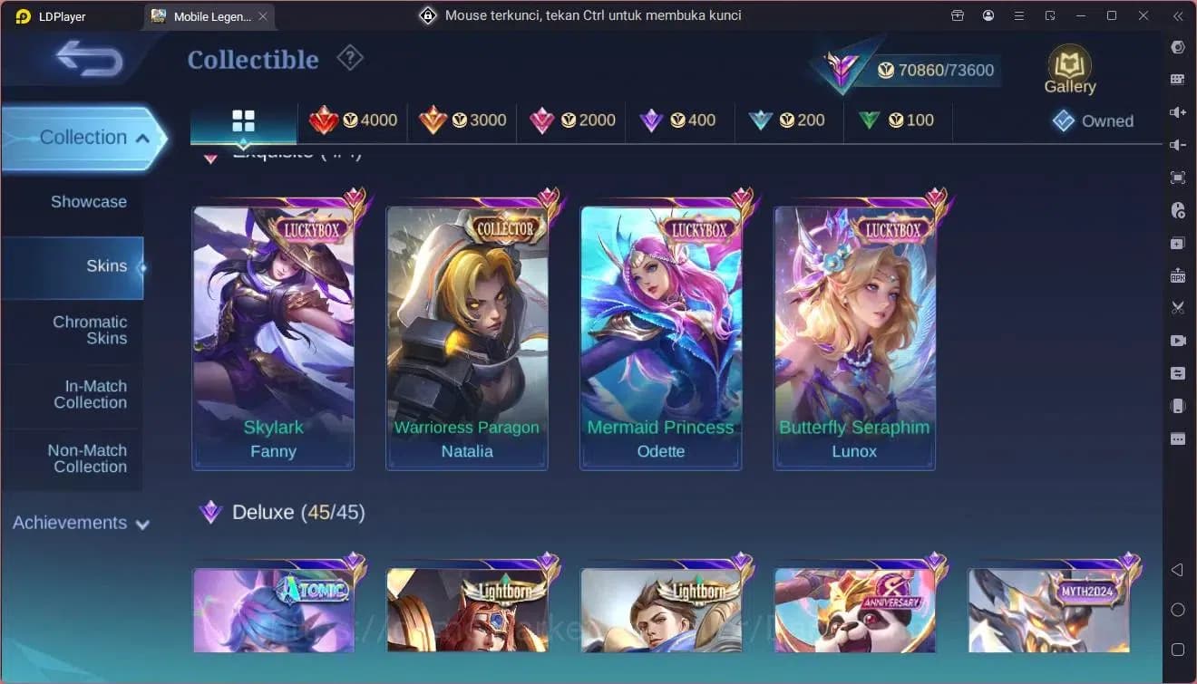 Mobile Legends: Bang Bang Accounts Global|Hero 127|Skin 261|Renowned|KOF Karina|Trans image 11