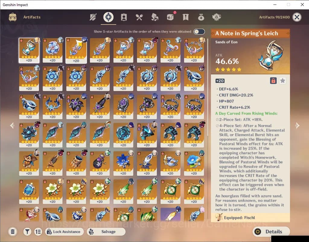 Genshin Impact Accounts ASIA|AR 55|5 Limited+4(*5Weapon)|Prime Team Flins| image 10