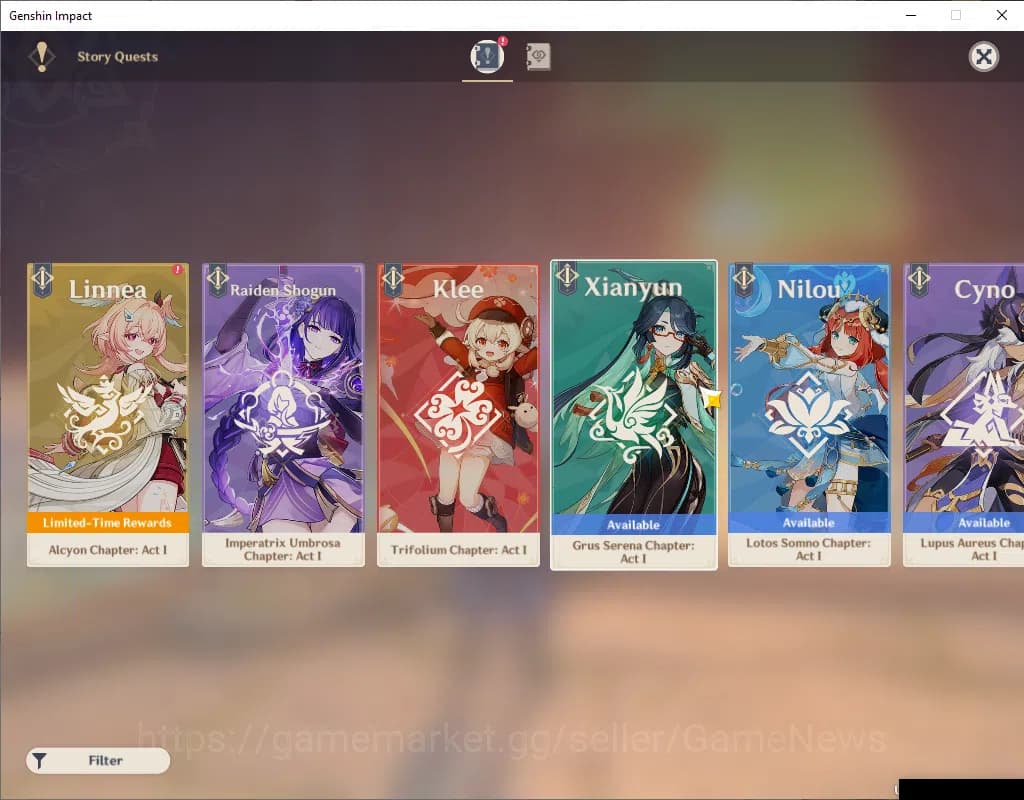Genshin Impact Accounts ASIA|AR 55|5 Limited+4(*5Weapon)|Prime Team Flins| image 4