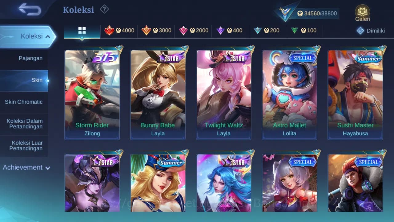 Mobile Legends: Bang Bang Accounts Hero 62 Skin 161 | KOF Karina | Luckybox Change | image 10
