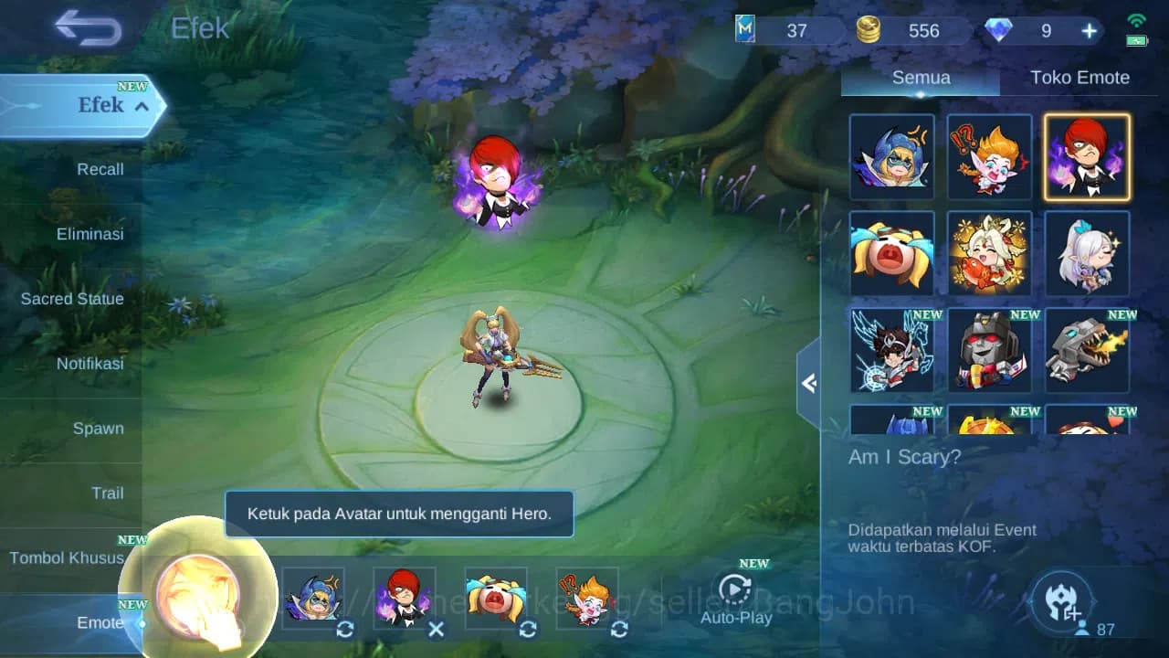 Mobile Legends: Bang Bang Accounts Hero 62 Skin 161 | KOF Karina | Luckybox Change | image 14
