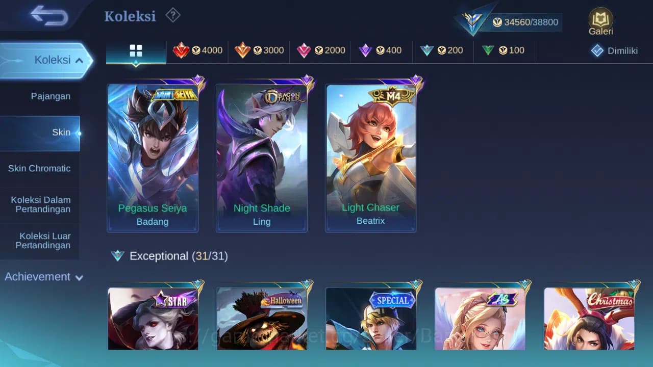 Mobile Legends: Bang Bang Accounts Hero 62 Skin 161 | KOF Karina | Luckybox Change | image 8