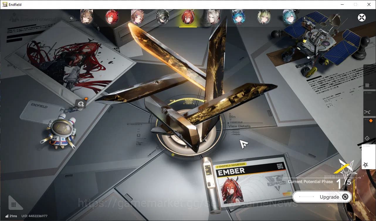 Arknights: Endfield Accounts ASIA|Lv55|10SSR(5Limit)+21(*6WP)|(Fangyi,LaevaP1,T image 13