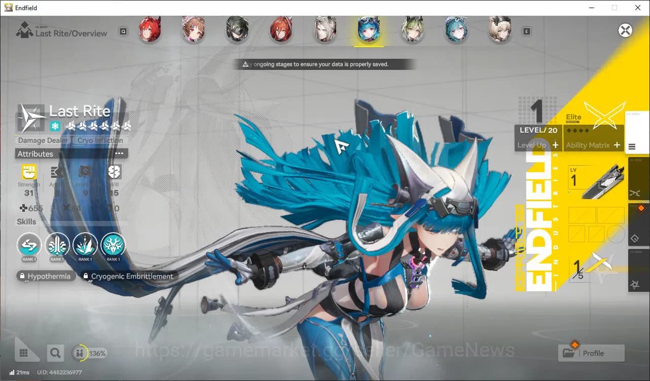 Arknights: Endfield Accounts ASIA|Lv55|10SSR(5Limit)+21(*6WP)|(Fangyi,LaevaP1,T image 16