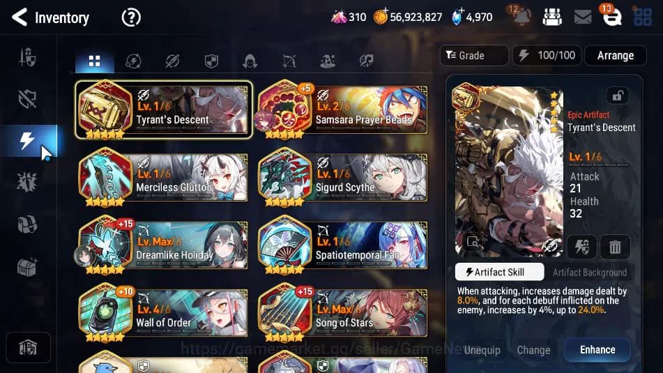 Epic Seven Accounts GLOBAL Unverif|NewEra|9 ML(Salome,LOTScales,Har se image 12