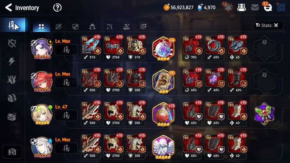 Epic Seven Accounts GLOBAL Unverif|NewEra|9 ML(Salome,LOTScales,Har se image 14