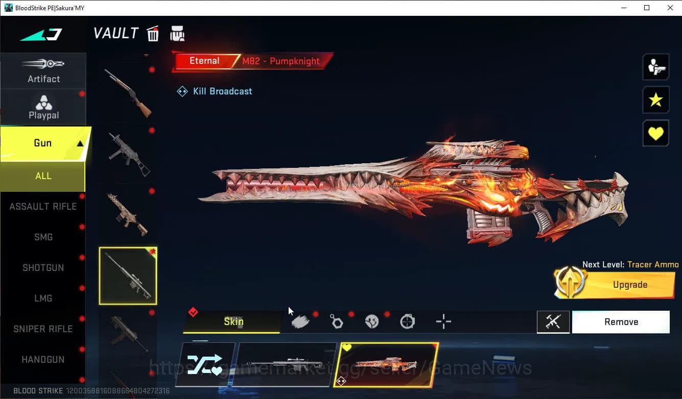 Blood Strike Accounts ASIA|ETERNAL M82+Mele Axe Crystal+Colab 7DS(Meliod image 11