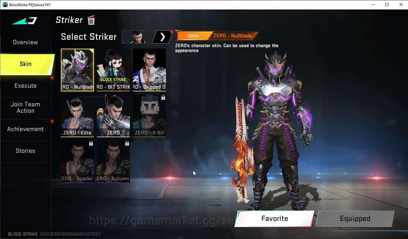 Blood Strike Accounts ASIA|ETERNAL M82+Mele Axe Crystal+Colab 7DS(Meliod image 15