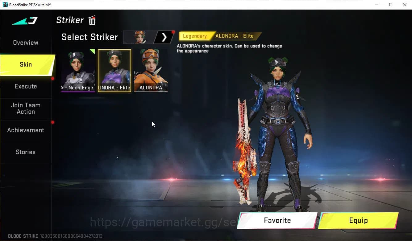 Blood Strike Accounts ASIA|ETERNAL M82+Mele Axe Crystal+Colab 7DS(Meliod image 5