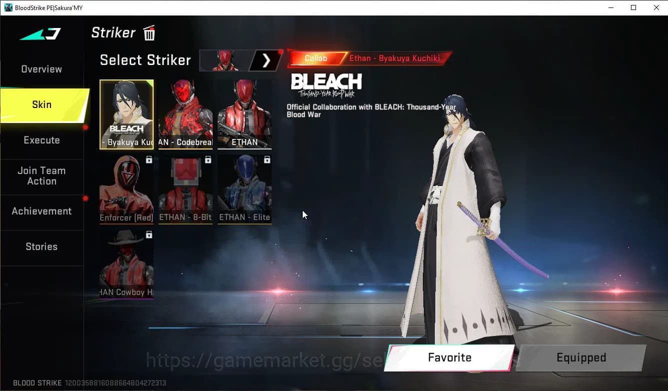 Blood Strike Accounts ASIA|ETERNAL M82+Mele Axe Crystal+Colab 7DS(Meliod image 6