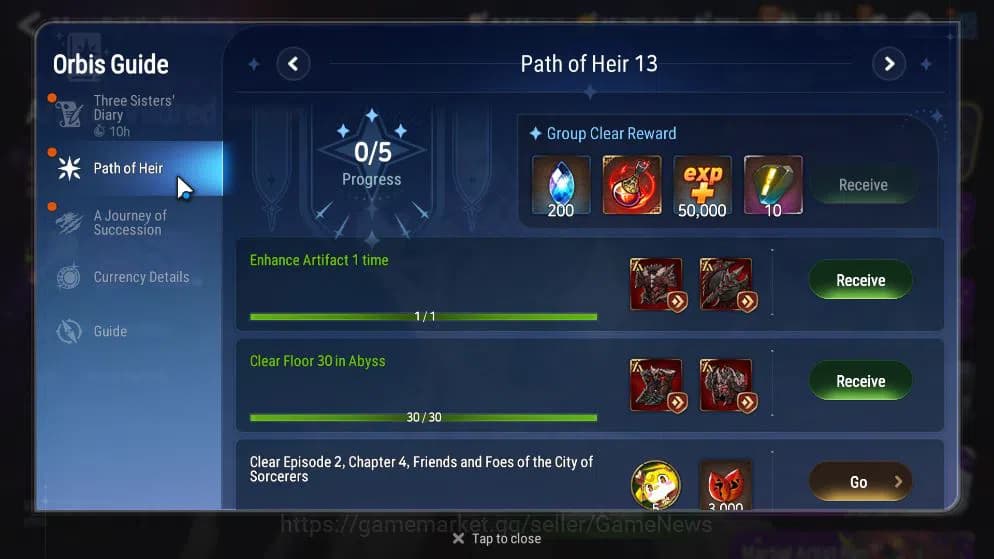 Epic Seven Accounts GLOBAL UNVERIF|New Era|6 ML(NM Luna,SP Politis,LC image 10