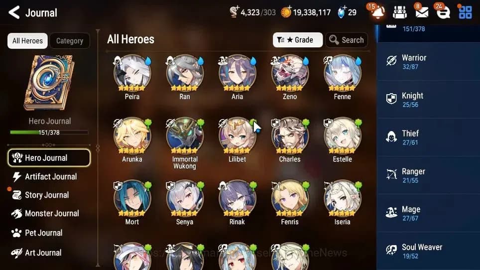 Epic Seven Accounts GLOBAL Unverif|New Era|11 ML(LOTScales,NM Luna,Har image 8