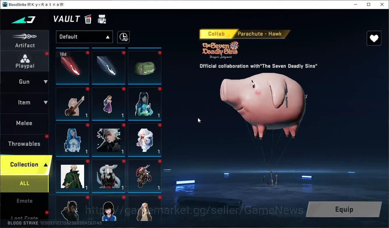 Blood Strike Accounts ASIA| 6 ULTRA [Kraken-Light,Ethan,INP9,M700,MCX,Et image 13